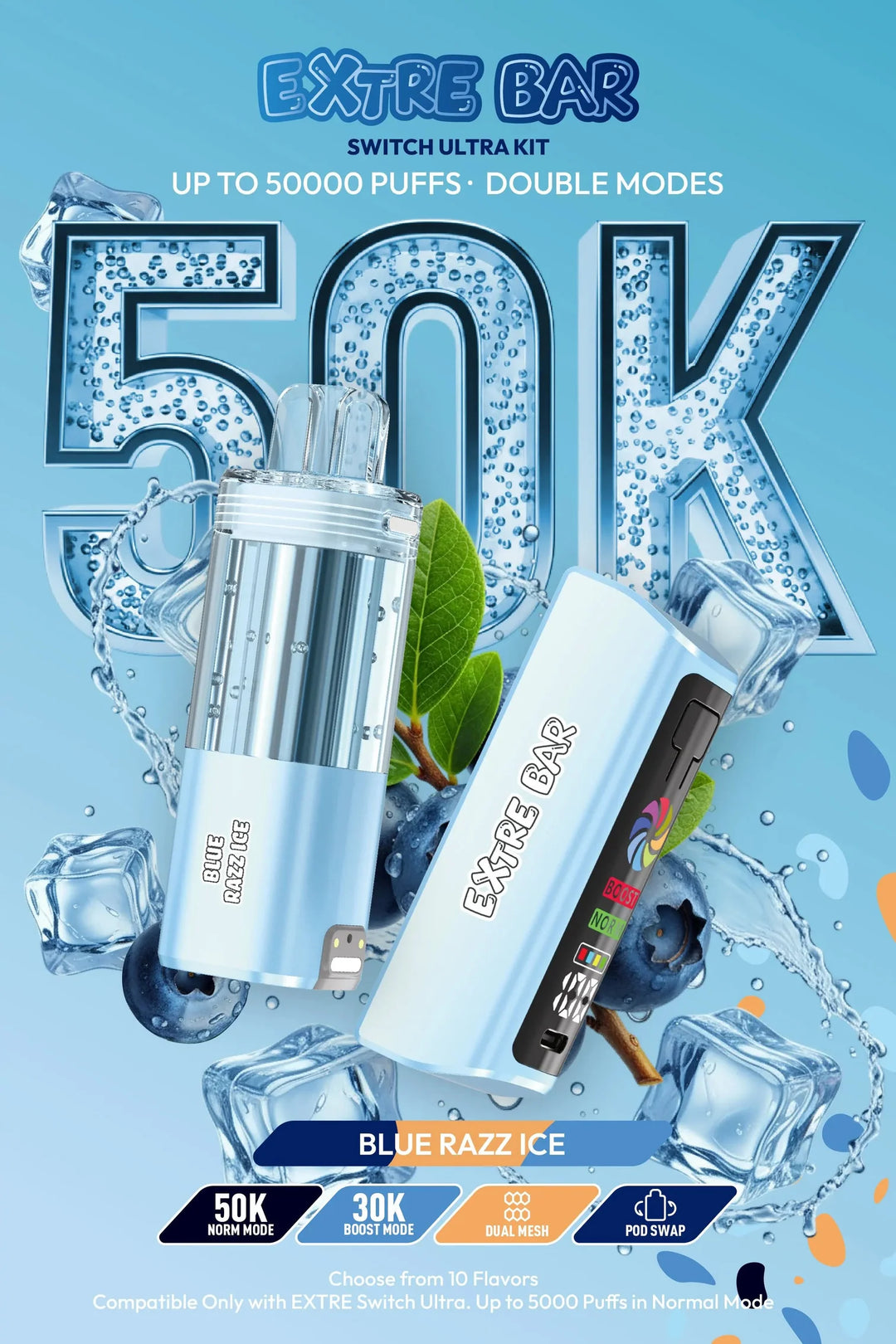 vnm ice mode vape VNM Ice Mode 30000 Disposable Vape main image 1